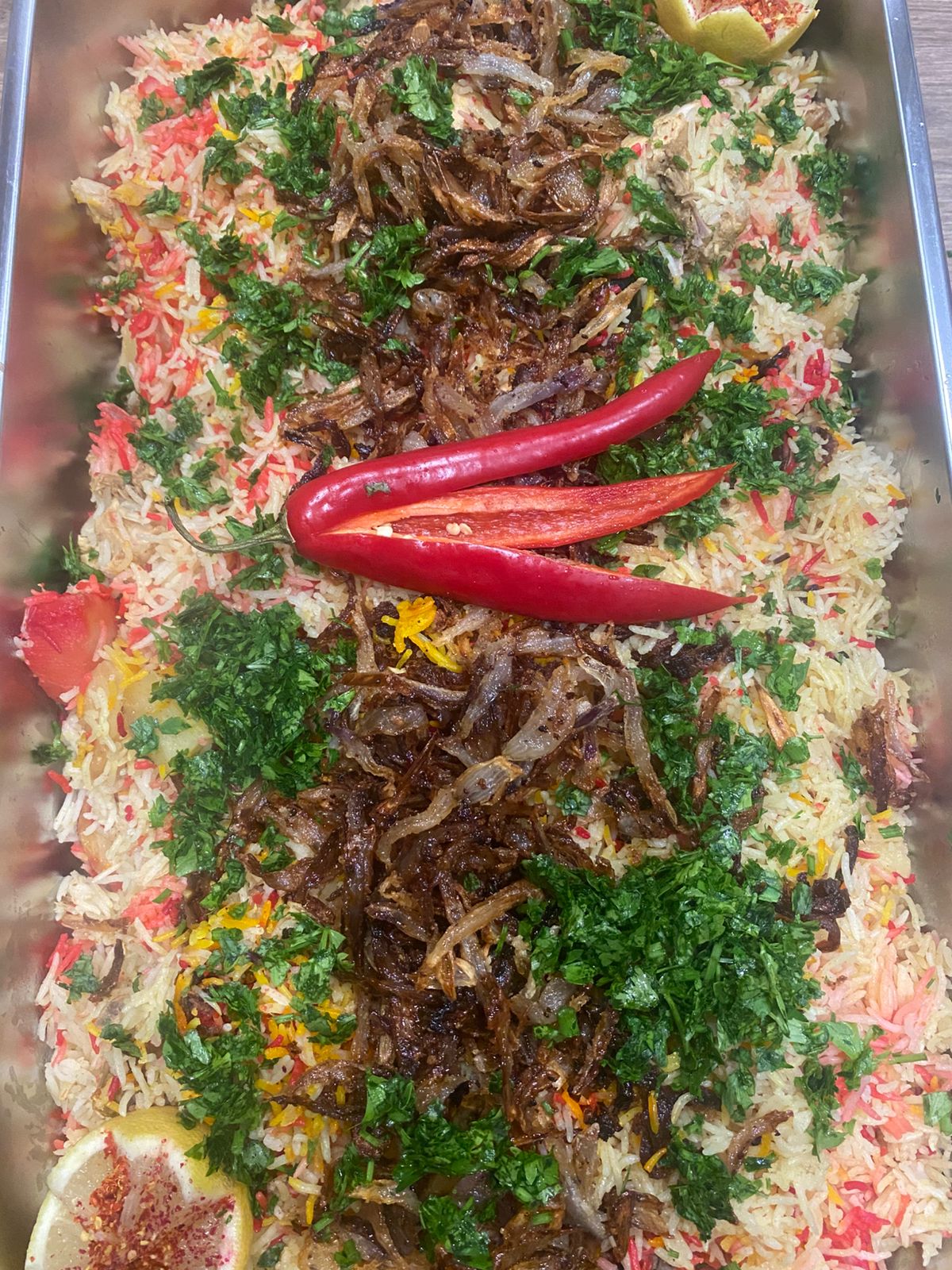  برياني حار  بالدجاج